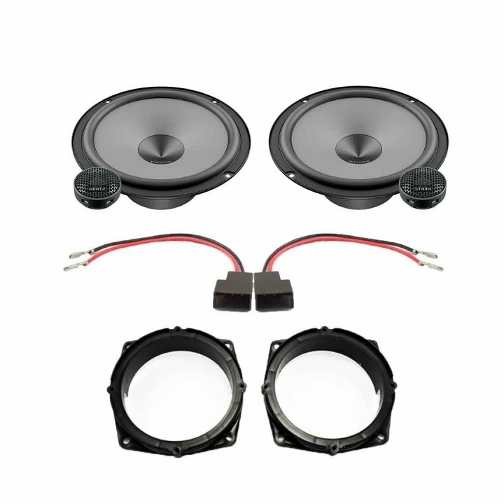 Pachete de difuzoare dedicate - Pachet difuzoare auto Hertz Uno dedicat usi fata Mitsubishi Colt 2004-2012, RMS 55W