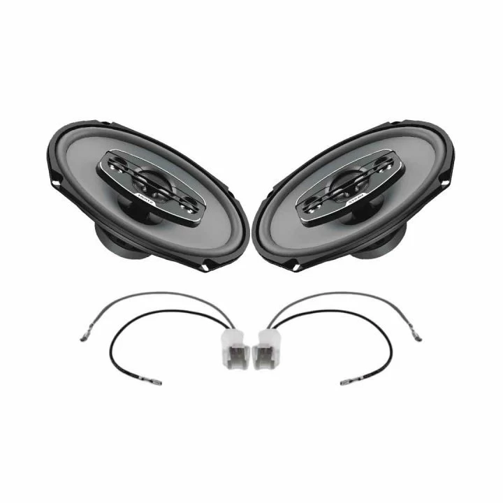 Pachete de difuzoare dedicate - Pachet difuzoare auto Hertz Uno dedicat usi fata Nissan Navara 2015-, RMS 85W