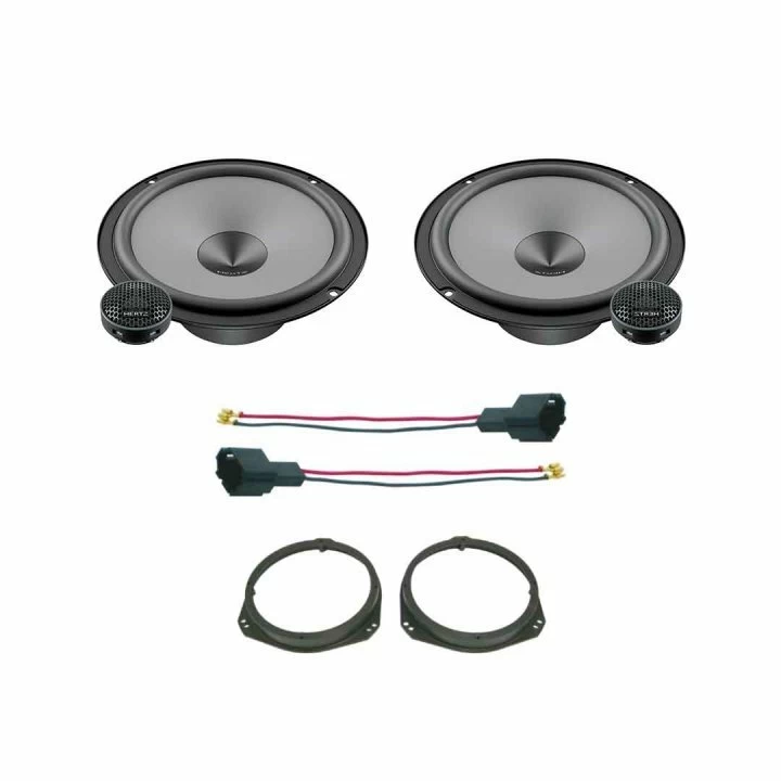 Pachete de difuzoare dedicate - Pachet difuzoare auto Hertz Uno dedicat usi fata Opel Corsa E 2014-2019, RMS 75W
