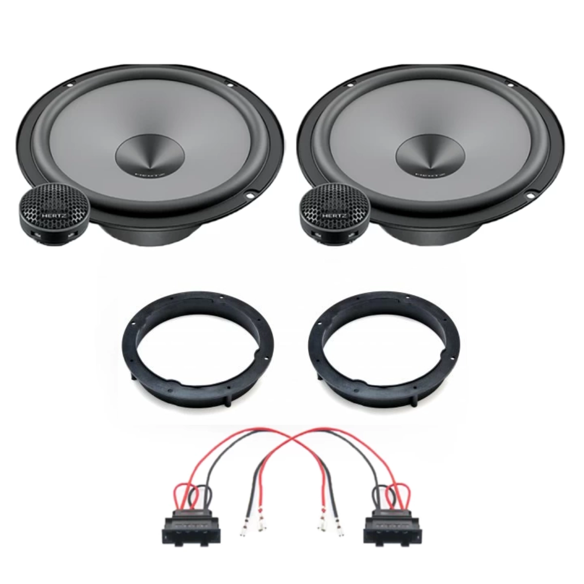 Pachete de difuzoare dedicate - Pachet difuzoare auto Hertz Uno dedicat usi fata Skoda Rapid 2012-, RMS 75W
