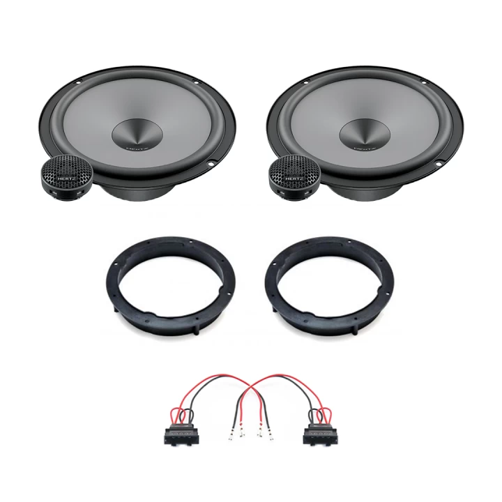 Pachete de difuzoare dedicate - Pachet difuzoare auto Hertz Uno dedicat usi fata Volkswagen UP 2011-, RMS 75W