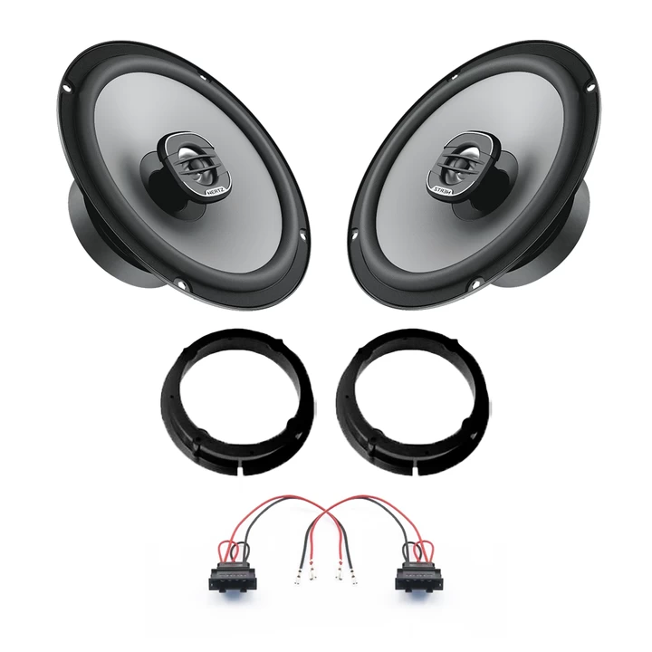 Pachete de difuzoare dedicate - Pachet difuzoare auto Hertz Uno dedicat usi spate Audi A2 2000-2005, RMS 55 W