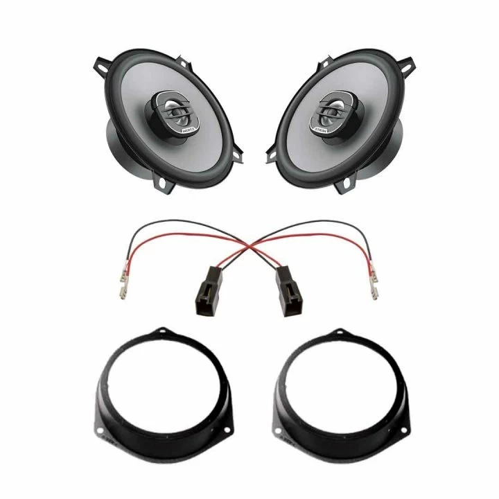 Pachete de difuzoare dedicate - Pachet difuzoare auto Hertz Uno dedicat usi spate Fiat Bravo 2007-2014, RMS 40W
