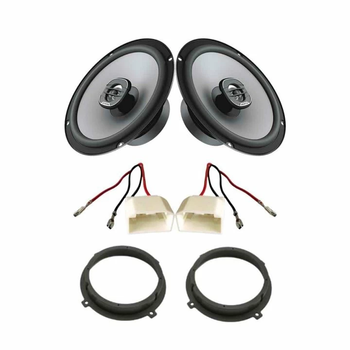 Pachete de difuzoare dedicate - Pachet difuzoare auto Hertz Uno dedicat usi spate Mazda 3 2014-2018, RMS 40W