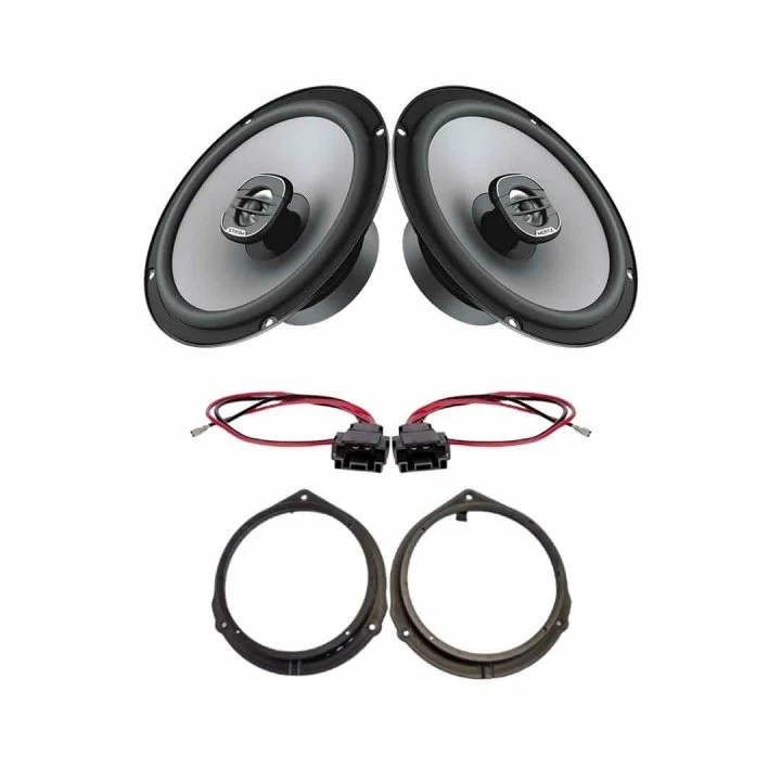 Pachete de difuzoare dedicate - Pachet difuzoare auto Hertz Uno dedicat usi spate Mercedes C Class 2007-2015, RMS 55W