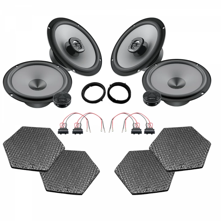 Pachete de difuzoare dedicate - Pachet difuzoare auto Hertz Uno dedicat Volkswagen Amarok (2010-2020)