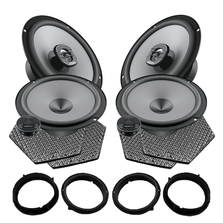 Pachete de difuzoare dedicate - Pachet difuzoare auto Hertz Uno dedicat Volkswagen Taygo 2021-, RMS 75W