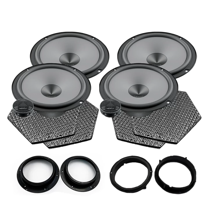 Pachete de difuzoare dedicate - Pachet difuzoare auto Hertz Uno dedicat Volkswagen Tiguan 2016-, RMS 75W