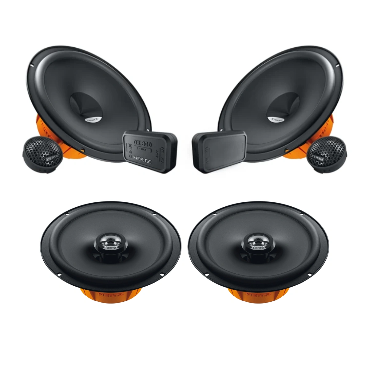 CarAudio - Pachet difuzoare auto Mitsubishi Attrage 2013-2023 Hertz Dieci 80 W