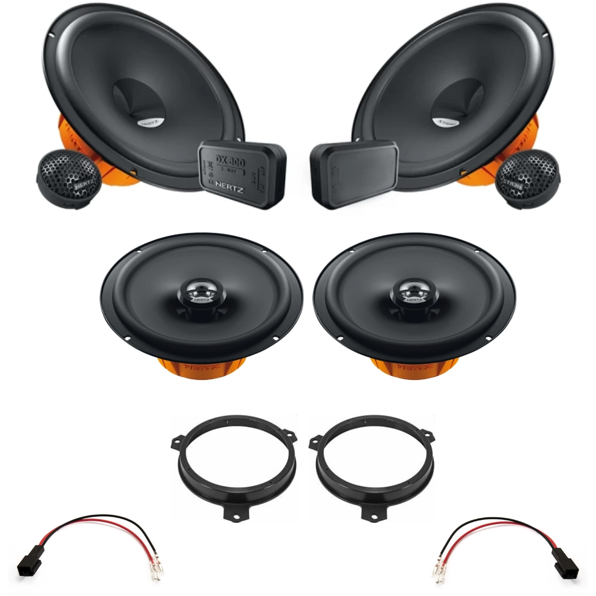 Pachete de difuzoare dedicate - Pachet difuzoare auto Toyota Yaris 2021-2023 Hertz Dieci 80 W