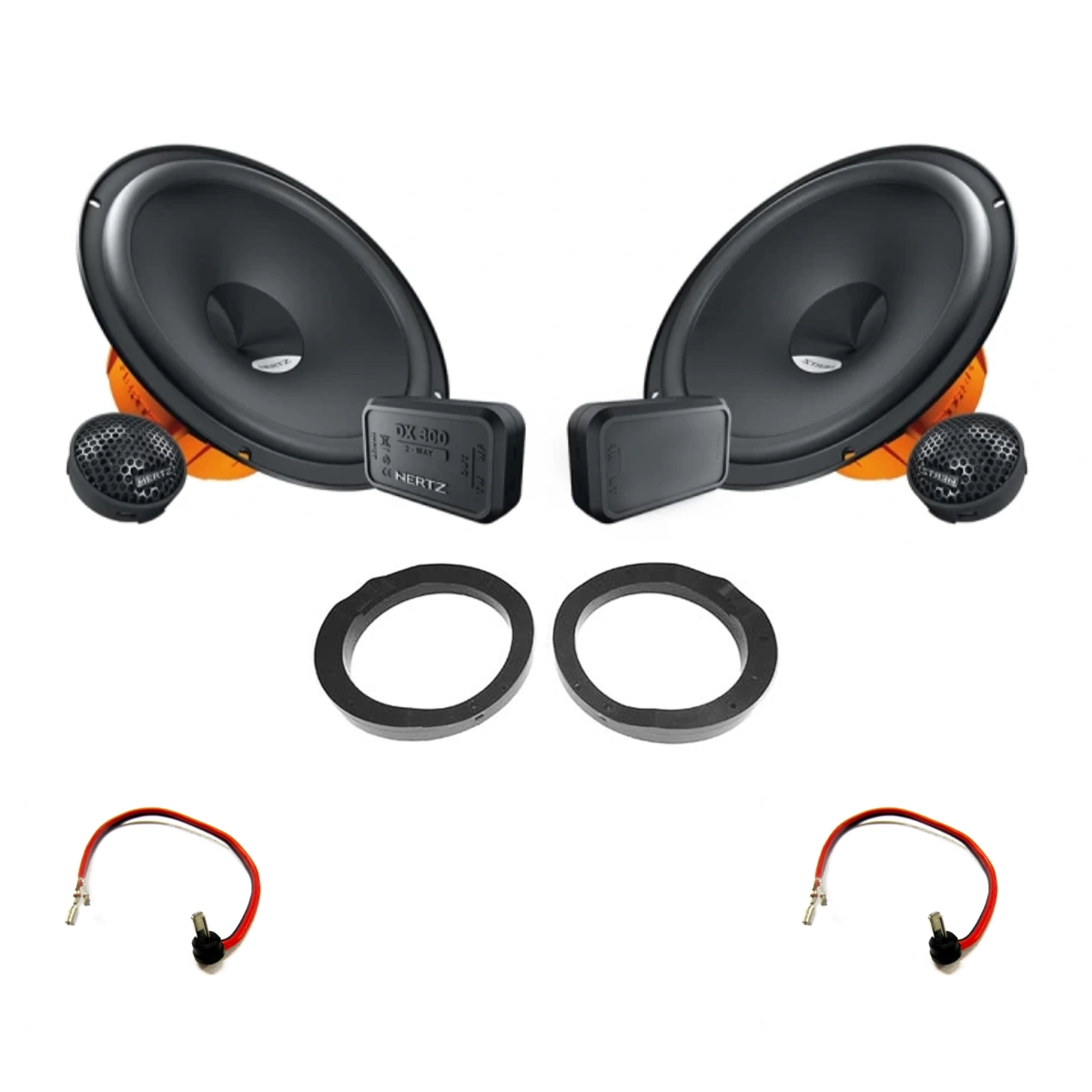 Pachete de difuzoare dedicate - Pachet difuzoare auto usi Fata Mercedes-Benz E Class W210 1996-2003 Hertz Dieci 80 W