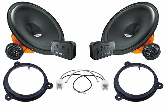 Pachete de difuzoare dedicate - Pachet difuzoare Hertz Dieci dedicate usi fata Dacia Logan, Sandero, Lodgy (2012 - 2019)