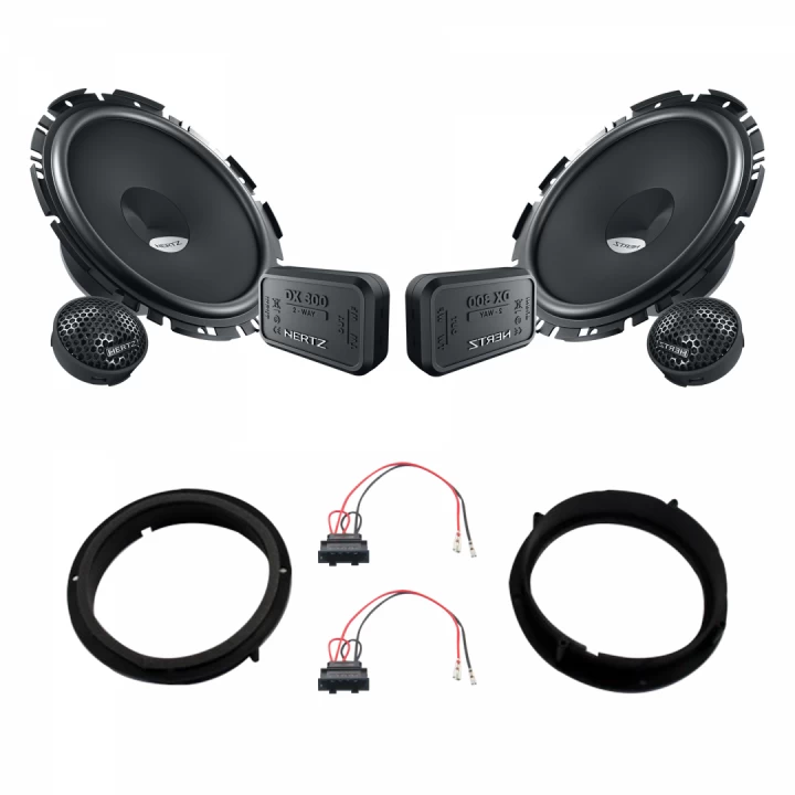 Pachete de difuzoare dedicate - Pachet difuzoare Hertz Dieci dedicate usi fata Skoda Fabia (1999 - 2014)