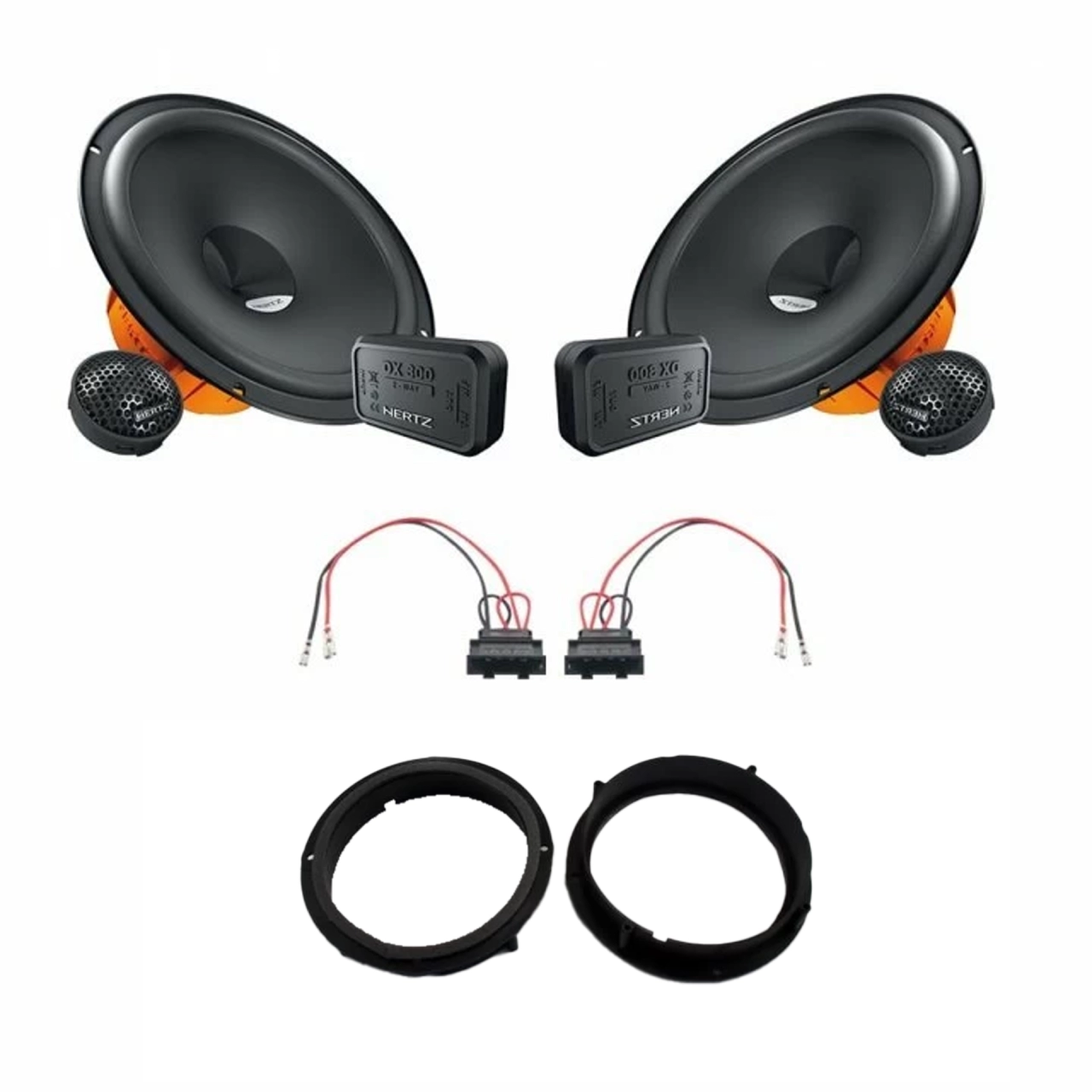 Pachete de difuzoare dedicate - Pachet difuzoare Hertz Dieci dedicate usi fata Skoda Superb B6 (2008 - 2015)