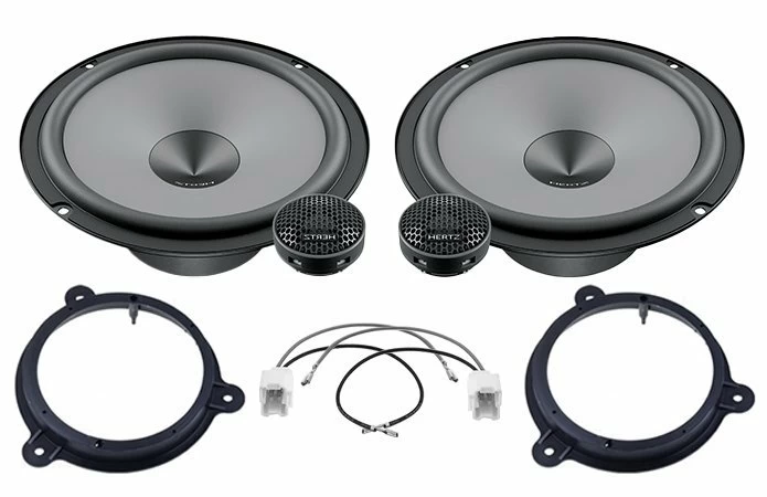 Pachete de difuzoare dedicate - Pachet difuzoare Hertz Uno dedicate usi fata Dacia Logan, Sandero, Lodgy (2012 - 2019)