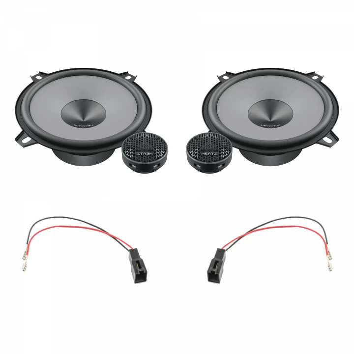 Pachete de difuzoare dedicate - Pachet difuzoare Hertz Uno dedicate usi fata Renault Megane 2 (2002 - 2009)