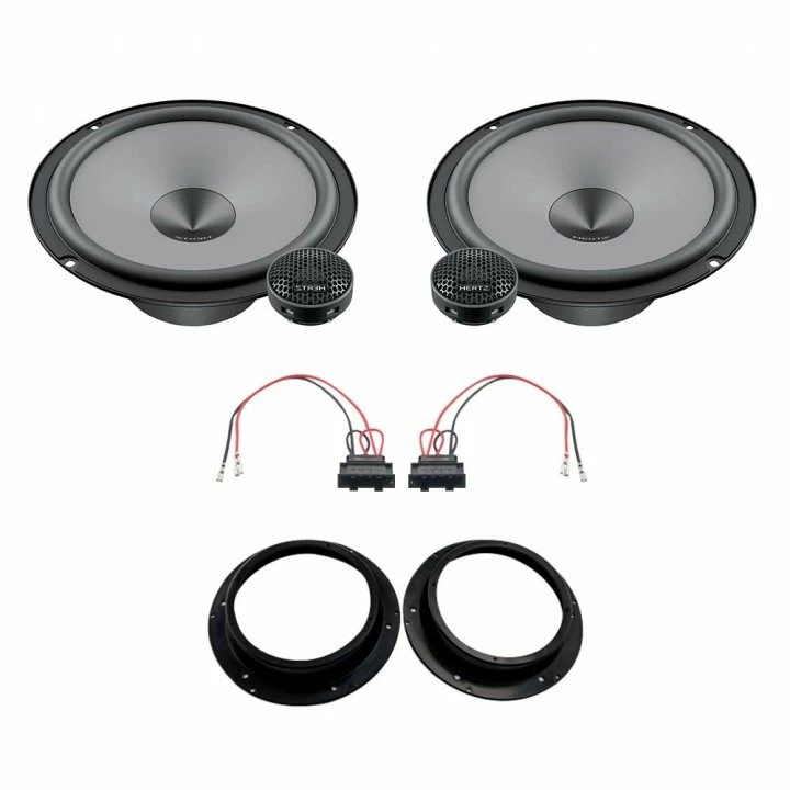 Pachete de difuzoare dedicate - Pachet difuzoare Hertz Uno dedicate usi fata Skoda Superb B6 (2008 - 2015)