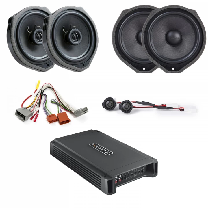 Difuzoare auto dedicate Honda - Pachet sistem audio Plug&Play Awave dedicat Honda+ Amplificator