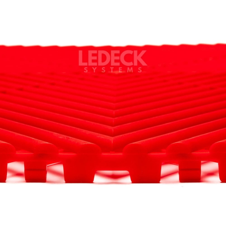 Pardoseala Modulara Plastic PP – Exterior, Garaj Auto, Service, Terasa - ROSU (preț pe m²) [3]