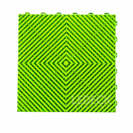 Pardoseala Modulara Plastic PP – Exterior, Garaj Auto, Service, Terasa - VERDE FOSFOR [1]