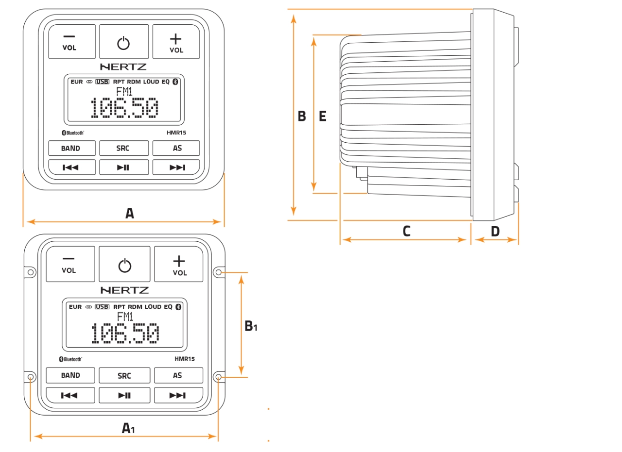 Player digital Marine Hertz HMR 15D [2]