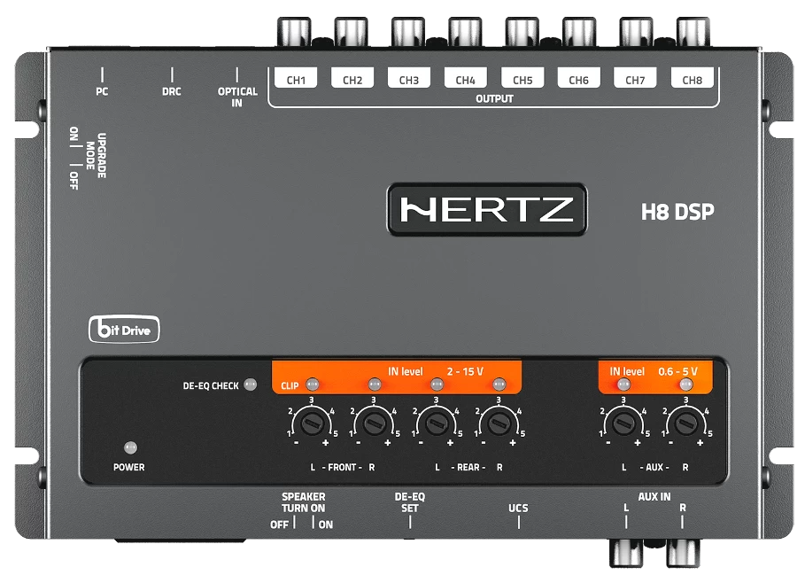 Procesor de sunet auto Hertz H8 DSP, 8 canale + DSP [1]