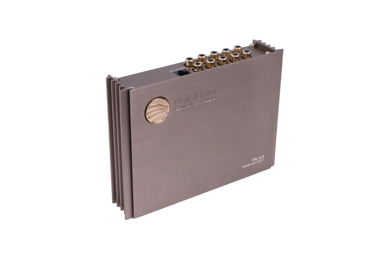 Rainbow PA-4.8, Amplificator 4 x 70 W cu DSP 8 Canale, 178 mm, 280 W [1]