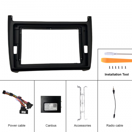 Rama adaptoare cu cablaj pentru navigatie Android Volkswagen Polo (2009-2018) [2]