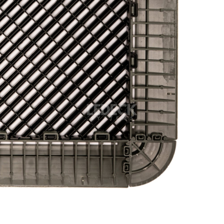 Rampa laterală cu prindere interioară (tata) – Pardoseala Modulara Plastic PP – GRI [5]