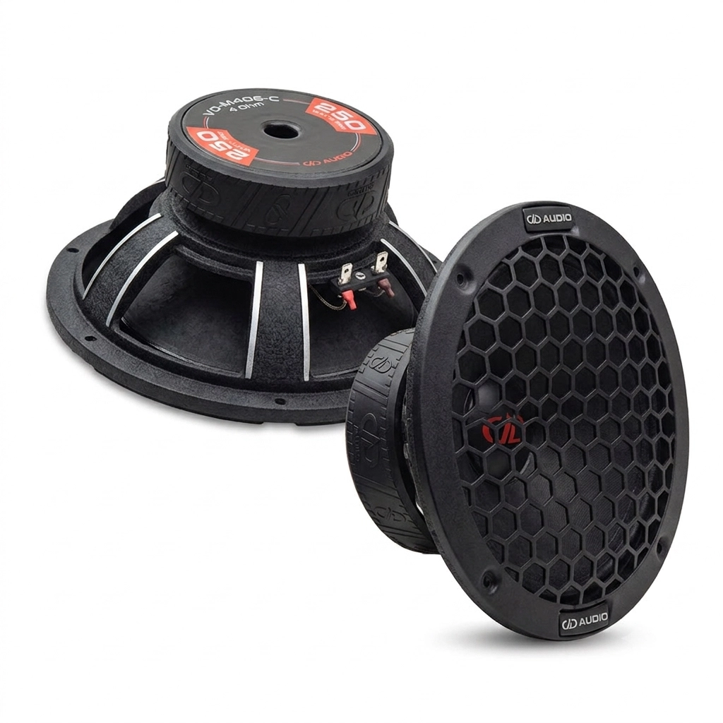 CarAudio - Set 2 difuzoare auto DD Audio VO-M408-S4, 200 mm, 250W RMS, 4Ω