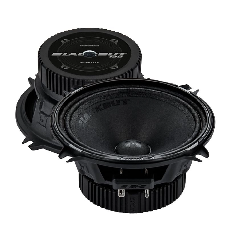 CarAudio - Set 2 Difuzoare Auto Deaf Bonce Hannibal Blackout 130, Midrange 130mm, 100W RMS, 4 Ohm