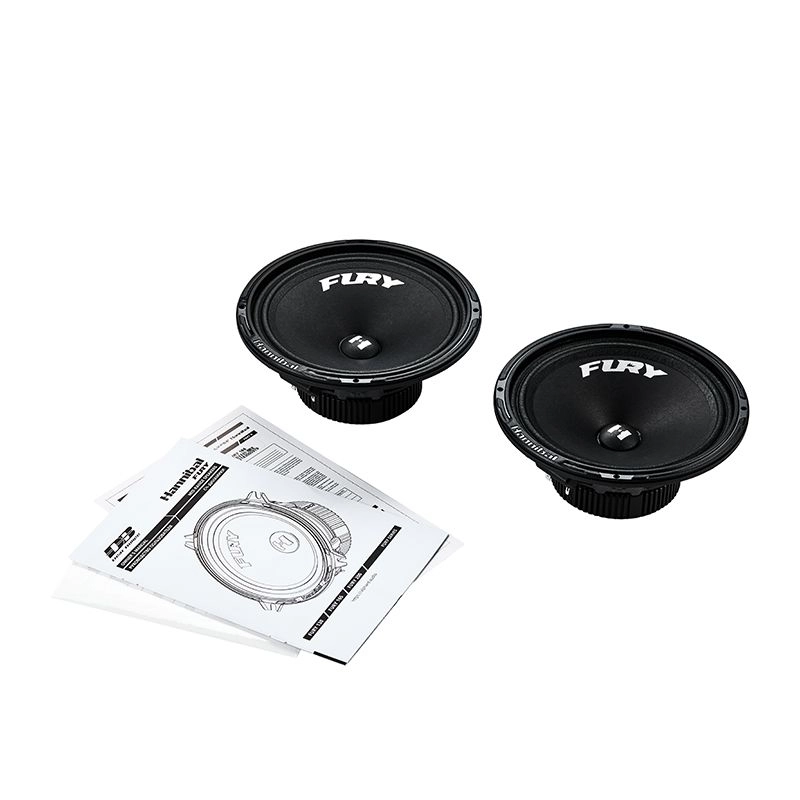 Set 2 Difuzoare Auto Deaf Bonce Hannibal Fury 165, Midrange 165mm, 90W RMS, 4 Ohm [4]