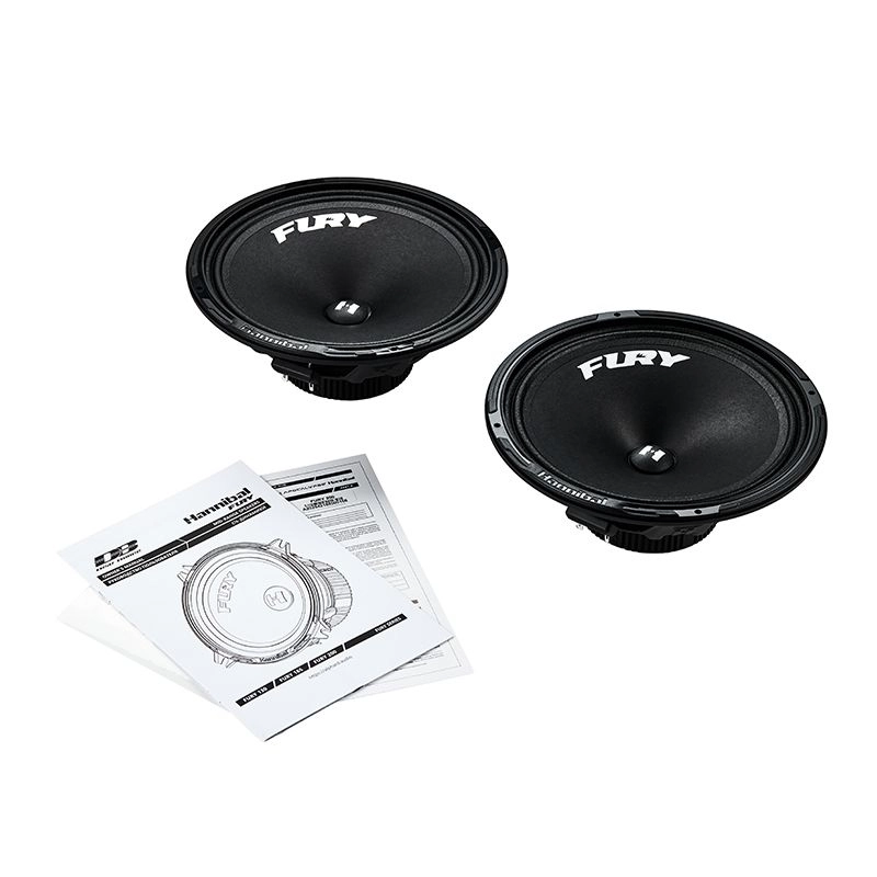Set 2 Difuzoare Auto Deaf Bonce Hannibal Fury 200, Midrange 200mm, 100W RMS, 4 Ohm [4]