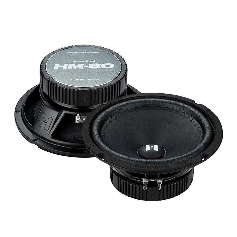 CarAudio - Set 2 Difuzoare Auto Deaf Bonce Hannibal HM-80 Midbass, 200mm, 150W RMS, 4 Ohm