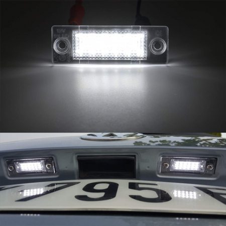 Set 2 Lampi LED iluminare numar VW Golf plus, Jetta, Touran, Transporter, Caddy, Passat B6 Break [5]