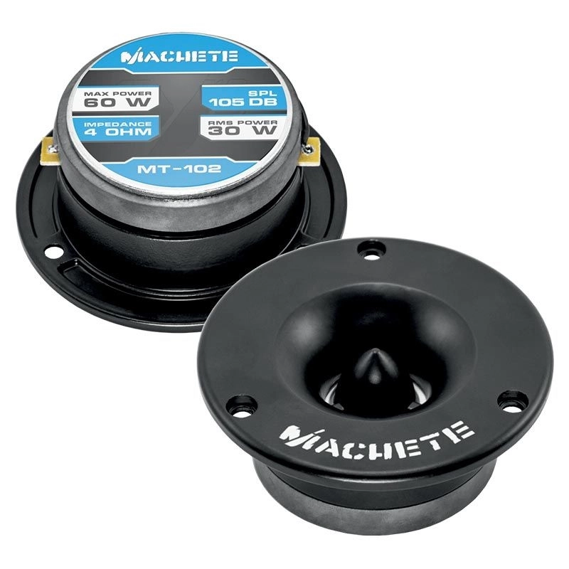 CarAudio - Set 2 Tweetere Auto Deaf Bonce Machete MT-102, 67mm, 30W RMS, 4 Ohm