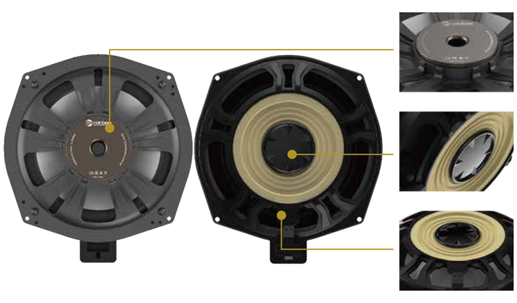 Difuzoare auto dedicate BMW - Subwoofer Auto Rainbow IL-W8 BMW, 4 OHM, 80W RMS, 2 buc