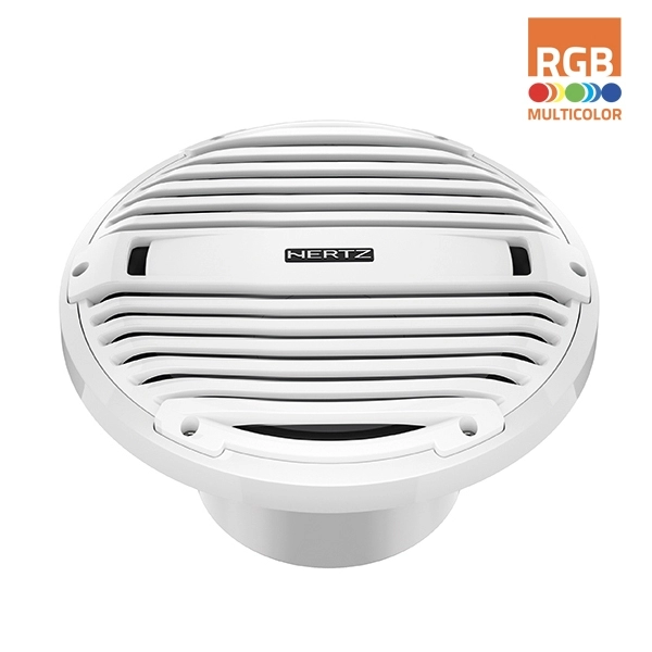 Subwoofer marine Hertz HMS 10 B4-LD-C/W, Negru, Alb, 250mm, 250W RMS, 4Ω [1]