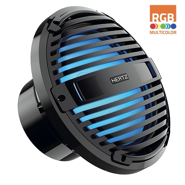 Subwoofer marine Hertz HMS 10 B4-LD-C/W, Negru, Alb, 250mm, 250W RMS, 4Ω [2]