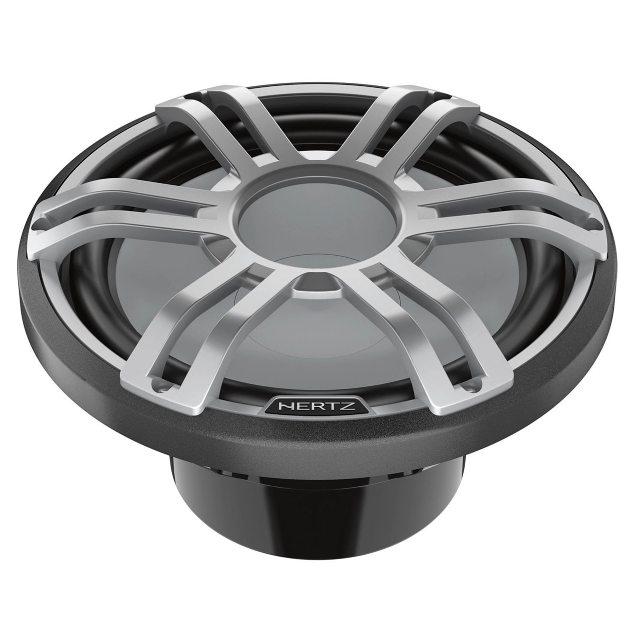 Subwoofer Marine Hertz HMS 12 S2-LD-G / SW, Negru / Alb, 300mm, 500W RMS 2Ω [2]