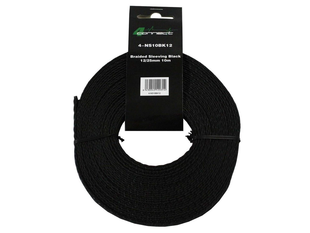 CarAudio - Tresa Cablu FOUR Connect 4-NS10BK12, 10 M, Negru, 12/25 mm