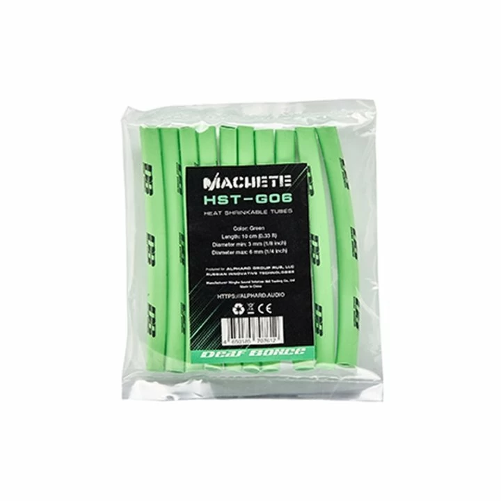 Accesorii Montaj - Tub termocontractabil Deaf Bonce Machete HST-G06, Verde, 6mm