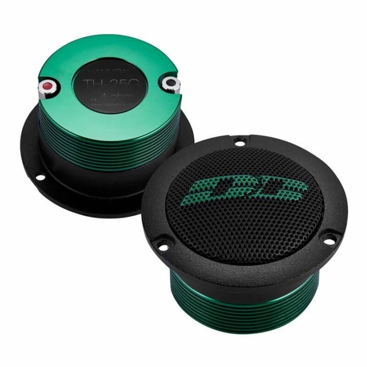 Difuzoare auto - Tweeter auto Deaf Bonce Hannibal TH-25G set componente, 38mm, 35W RMS, 4Ω, set 2 tweetere