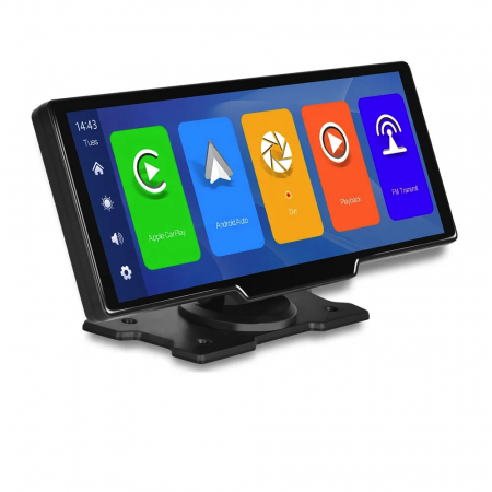Navigatii Universale - Unitate Carplay Multimedia, 9.33 Inch, Carplay si AndroidAuto Wireless, Bluetooth, Transmitator FM, Camera Marsarier AHD, Camera DVR