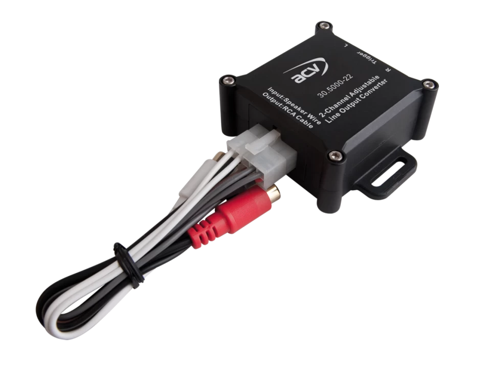 Adaptor High-Low ACV 30.5000-22, 2 Canale Remote, 150W RMS