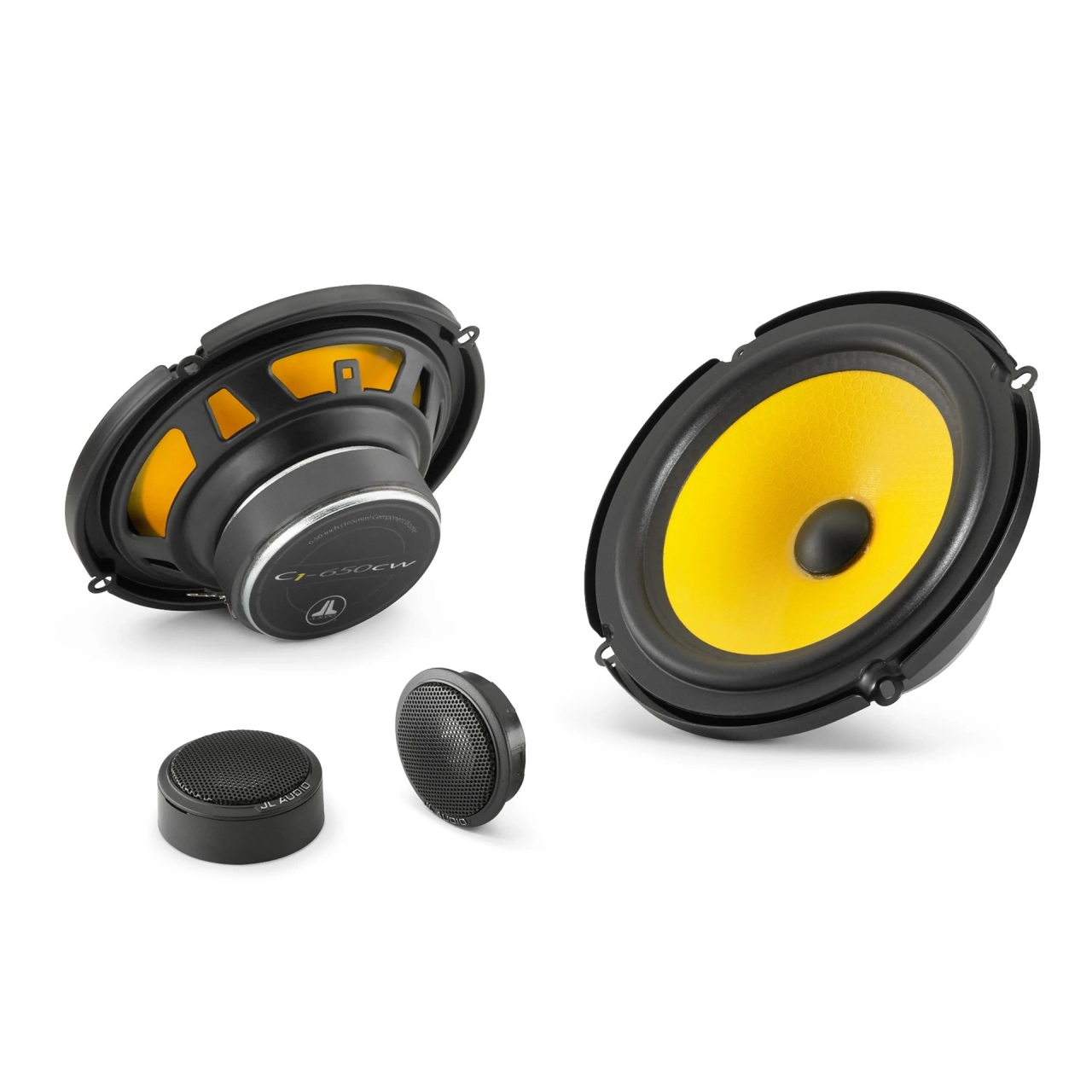 Difuzoare auto JL Audio C1-650 set sistem 2 cai, 165mm, 50W RMS, 4Ω, set 4 difuzoare + accesorii
