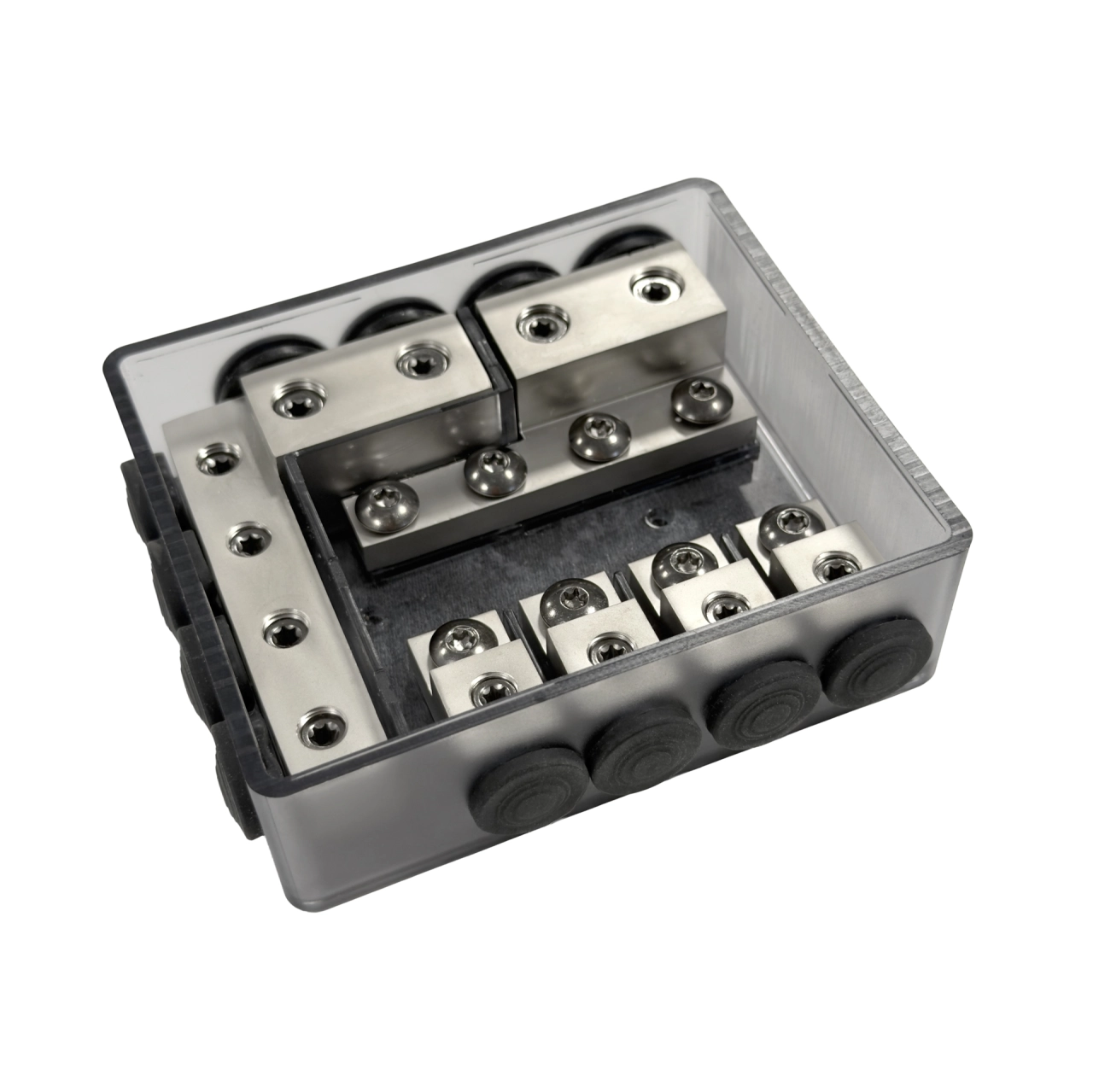 Distribuitor curent Four Connect, 4-600424, cu sigurante mini ANL, 4 intrari , 8 iesiri - imagine 2