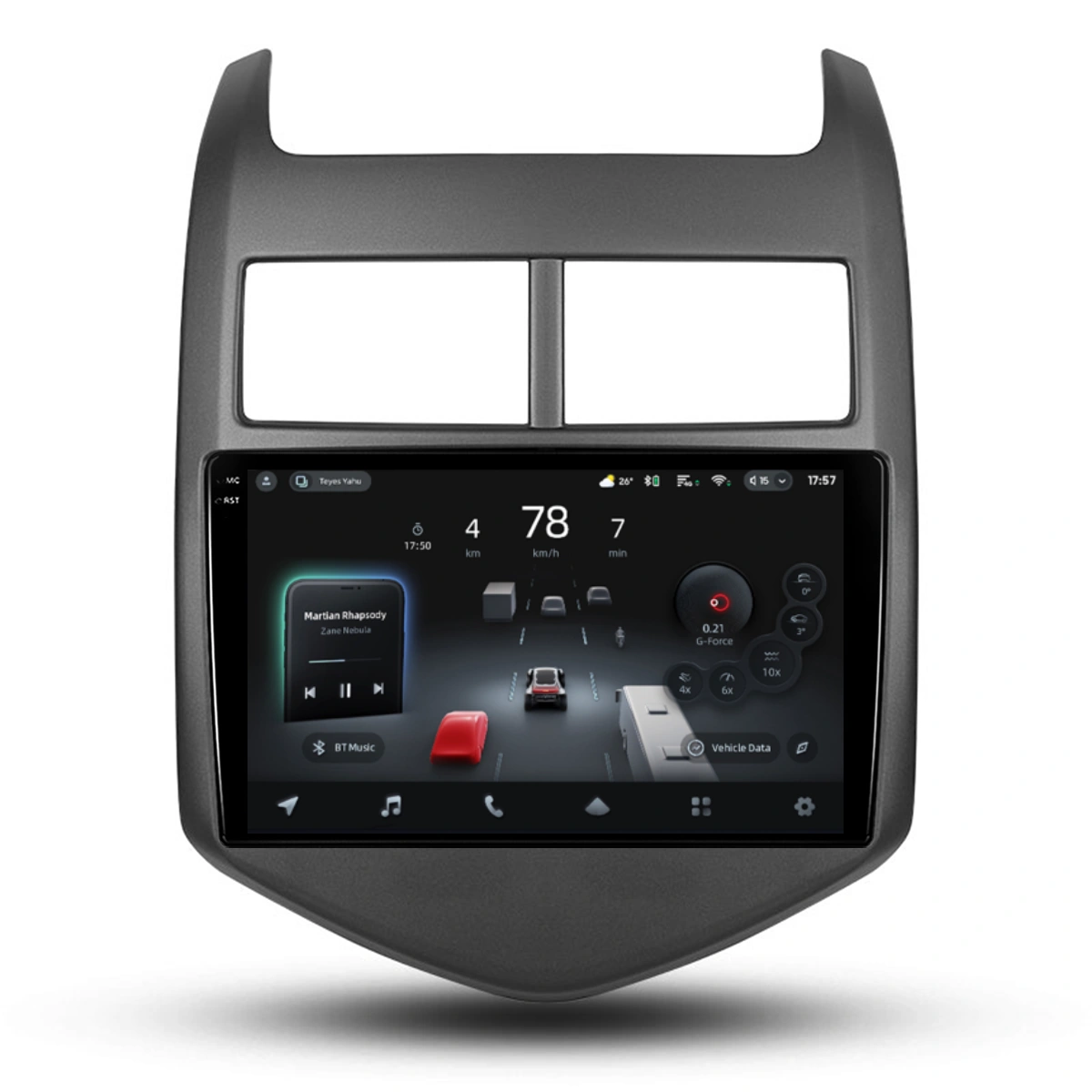 Navigatie Auto cu Asistenta AI Teyes CC4 PRO Chevrolet Aveo T300 2012-2015 8+128GB 9.5" QLED, Android 13, 5G, 7.1 DSP, CarPlay - imagine 2