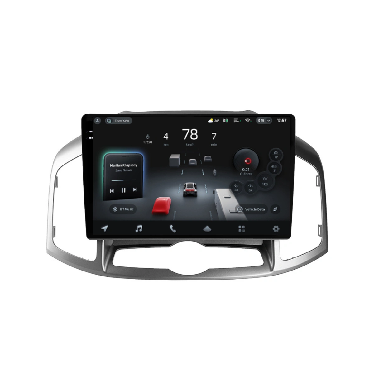 Navigatie Auto cu Asistenta AI Teyes CC4 PRO Chevrolet Captiva 2011-2016 8+128GB 10.36" QLED, Android 13, 5G, 7.1 DSP, CarPlay - imagine 2