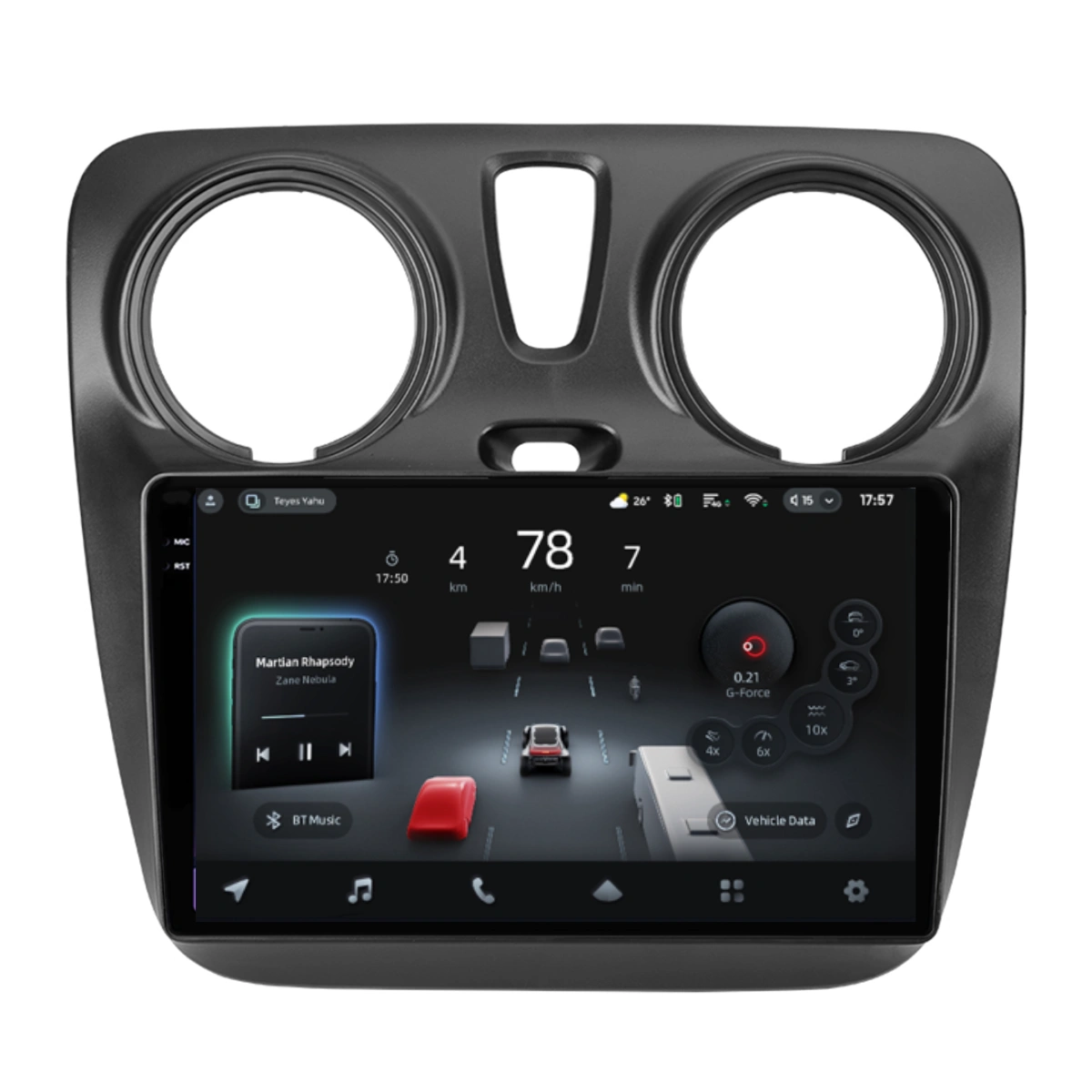 Navigatie Auto cu Asistenta AI Teyes CC4 PRO Dacia Dokker 2012-2020 8+128GB 9.5" QLED, Android 13, 5G, 7.1 DSP, CarPlay - imagine 2